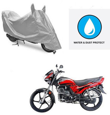 Atulit enterprises Two Wheeler Cover for Honda(Passion Plus, Silver)