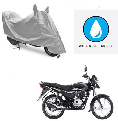 Atulit enterprises Two Wheeler Cover for Bajaj(Platina 100 DTS-i, Silver)