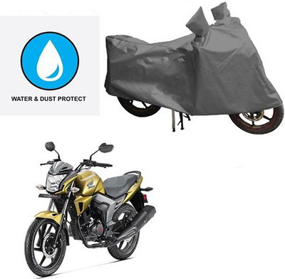 RPSENTTERPR Waterproof Two Wheeler Cover for Honda(Trigger, Grey)