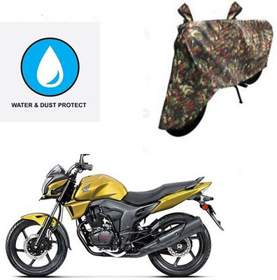 Feel heaven Two Wheeler Cover for Honda(CB Trigger, Multicolor)