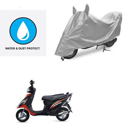 Atulit enterprises Two Wheeler Cover for TVS(Streek, Silver)