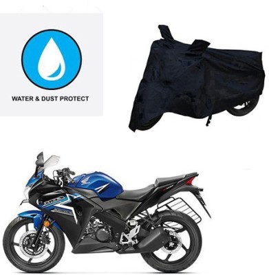 Feel heaven Two Wheeler Cover for Honda(CBR 150R, Black)