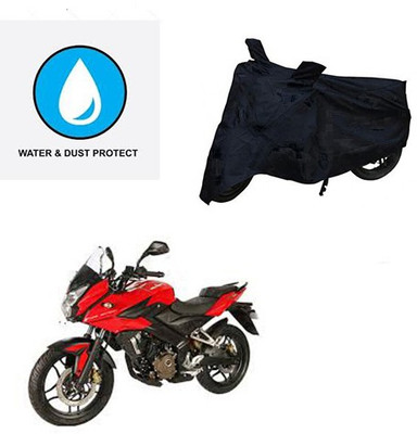Feel heaven Two Wheeler Cover for Bajaj(Pulsar AS 150, Black)
