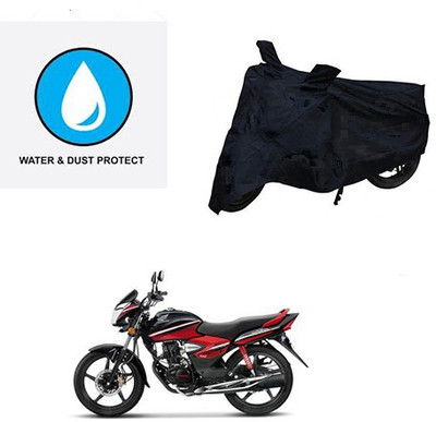 saanvi Two Wheeler Cover for Honda(CB Shine, Black)