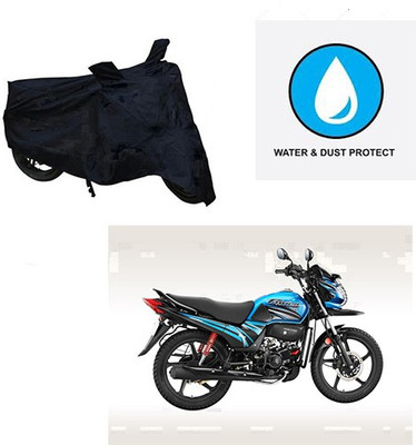 Feel heaven Two Wheeler Cover for Honda(Passion Pro TR, Black)