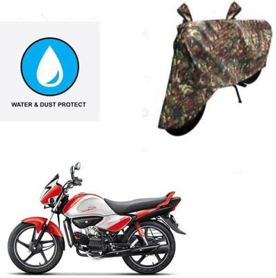 saanvi Two Wheeler Cover for Hero(Splendor I Smart, Multicolor)