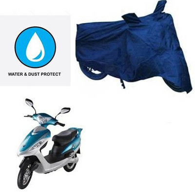 RPSENTTERPR Waterproof Two Wheeler Cover for BSA Motors(Diva, Blue)