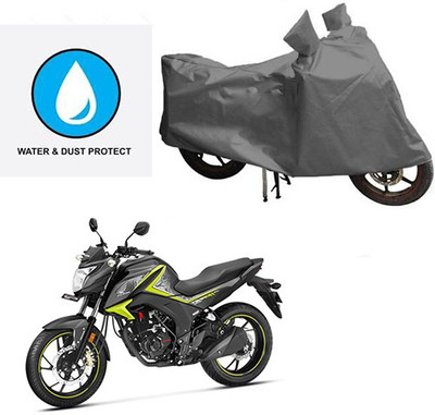 RPSENTTERPR Waterproof Two Wheeler Cover for Honda(CB Hornet 160, Grey)