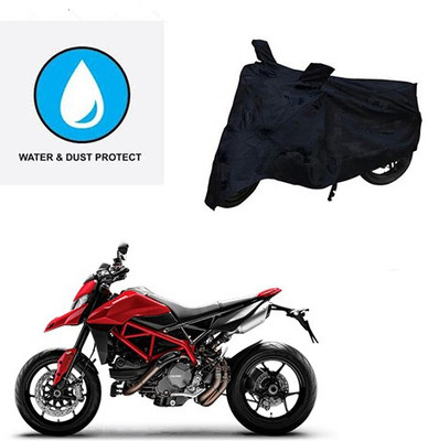 RPSENTTERPR Waterproof Two Wheeler Cover for Ducati(Hyperstrada, Black)