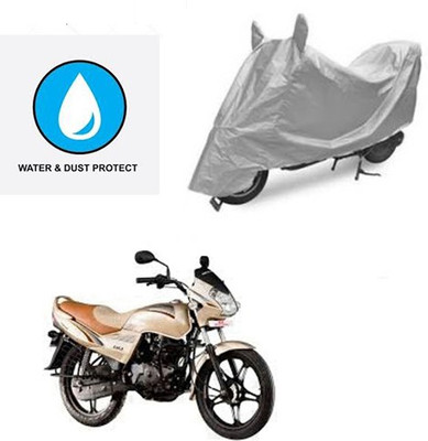 saanvi Two Wheeler Cover for LML(Freedom, Silver)