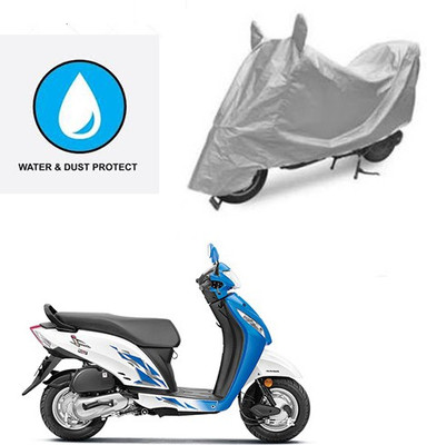 Atulit enterprises Two Wheeler Cover for Honda(Activa i, Silver)