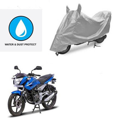 Atulit enterprises Two Wheeler Cover for Bajaj(XCD 125cc, Silver)