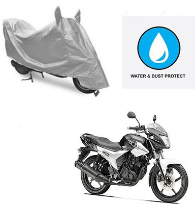 Atulit enterprises Two Wheeler Cover for Yamaha(SZ R, Silver)