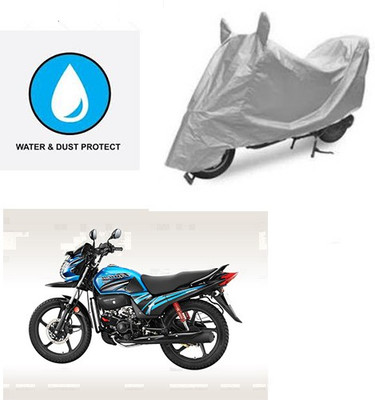 RPSENTTERPR Waterproof Two Wheeler Cover for Honda(Passion Pro TR, Silver)