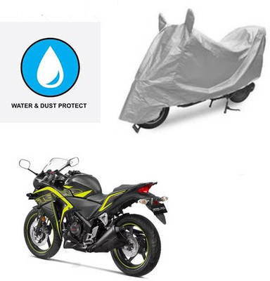 Atulit enterprises Two Wheeler Cover for Honda(CBR 250R, Silver)