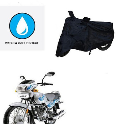 RPSENTTERPR Waterproof Two Wheeler Cover for TVS(Victor GLX, Black)