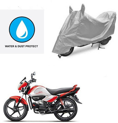 Atulit enterprises Two Wheeler Cover for Hero(Splendor I Smart, Silver)