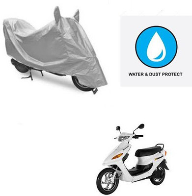 Atulit enterprises Two Wheeler Cover for Indus(Yo Electron, Silver)
