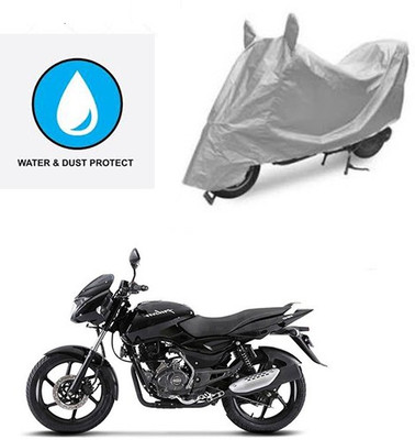 Atulit enterprises Two Wheeler Cover for Bajaj(Pulsar 150, Silver)