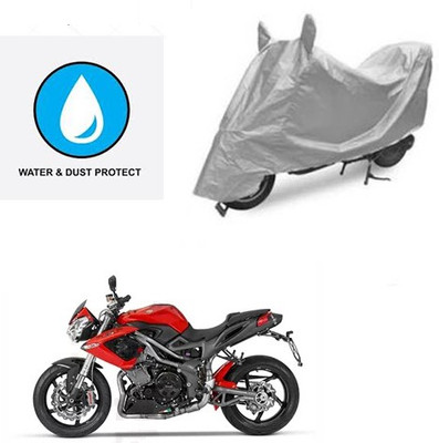 Atulit enterprises Two Wheeler Cover for DSK Benelli(TNT R, Silver)