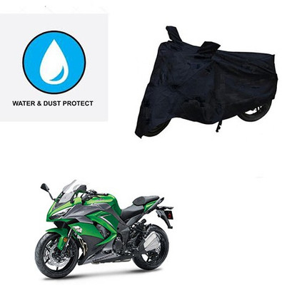 Feel heaven Two Wheeler Cover for Kawasaki(Ninja 1000, Black)