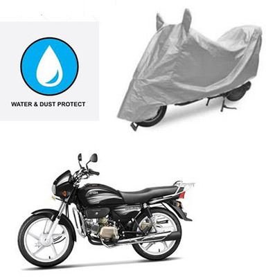 Atulit enterprises Two Wheeler Cover for Hero(Splendor Plus, Silver)