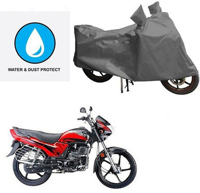 RPSENTTERPR Waterproof Two Wheeler Cover for Honda(Passion Plus, Grey)