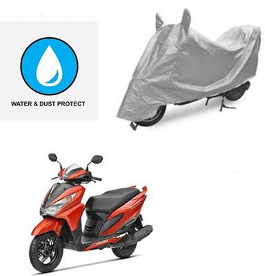 Atulit enterprises Two Wheeler Cover for Honda(Grazia, Silver)