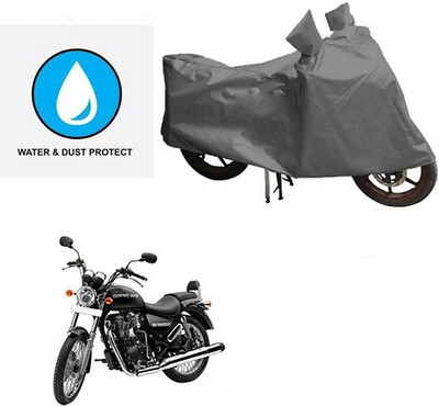 RPSENTTERPR Waterproof Two Wheeler Cover for Royal Enfield(Thunderbird 350, Grey)
