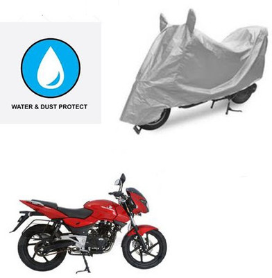 RPSENTTERPR Waterproof Two Wheeler Cover for Bajaj(Pulsar 200 NS DTS-i, Silver)
