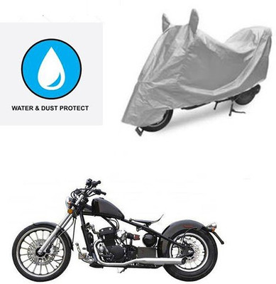 Atulit enterprises Two Wheeler Cover for Harley Davidson(Bobber 350, Silver)