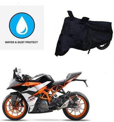 RPSENTTERPR Waterproof Two Wheeler Cover for KTM(RD 350, Black)