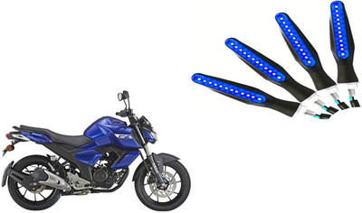 Buras Front, Rear LED Indicator Light for Yamaha FZ, FZ16, FZ S(Blue)