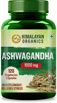 Himalayan Organics Ashwagandha 1000mg Serve Anxiety & Stress Relief(120 No)