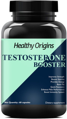 Healthy Origins Testo Prime Testosterone Booster, Safe & Effective with Tribulus Pro(60 No)