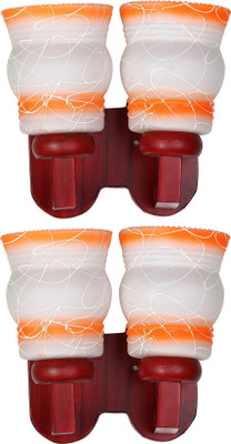 Somil Uplight Wall Lamp Without Bulb(Pack of 2)