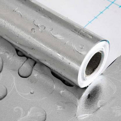 Adfresh Abstract Silver Wallpaper(500 cm x 60 cm)