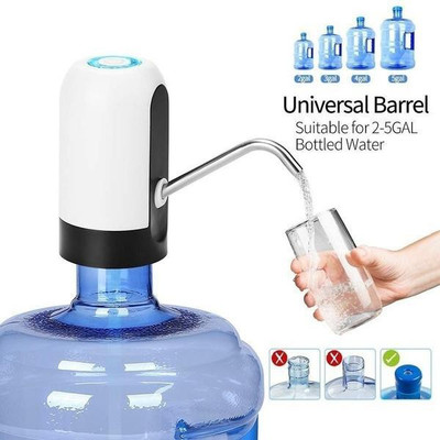 Aditya Enterprises Automatic Drinking Cooler USB Charging Portable Pump Dispenser Bottled Water Dispenser