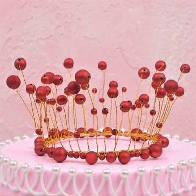INFISPACE Cake Topper(RED Pack of 1)