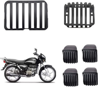 GuptaArt splendor plus pro cover grill jaali Bike Headlight Grill(Black)