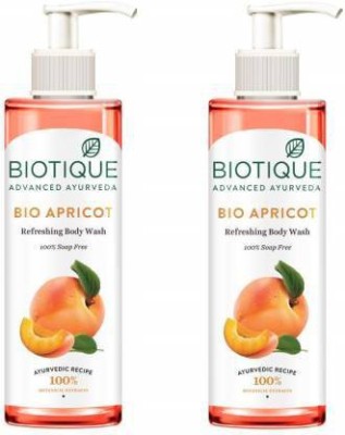 BIOTIQUE BIO_ APRICOT_ BODY _WASH 200ML pack of 2(2 x 200 ml)