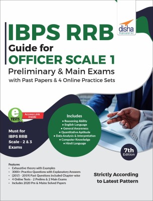 Ibps Rrb Guide for Officer Scale 1 Preliminary & Main Exams with Past Papers & 4 Online Practice Sets(English, Paperback, unknown)