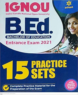15 Practice Sets IGNOU B.ed Entrance Exam 2021(English, Paperback, unknown)