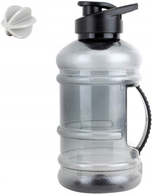 MARCRAZY 1500 ml Plastic Shaker(Pack of 1, Clear, Black)