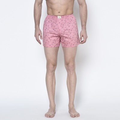 SLIP IN 2 Printed Men Pink Boxer Shorts