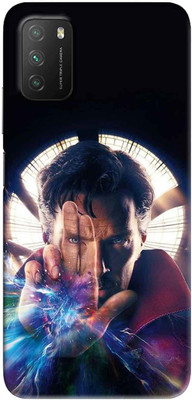 NDCOM Back Cover for Poco M3 Doctor Strange Powers Printed(Multicolor, Hard Case, Pack of: 1)