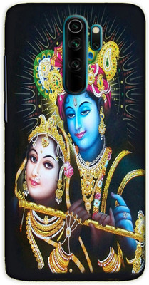 iprinto Back Cover for Mi Redmi Note 8 Pro Krishna Lord Krishna Kanha Back Cover(Black, Dual Protection, Silicon, Pack of: 1)