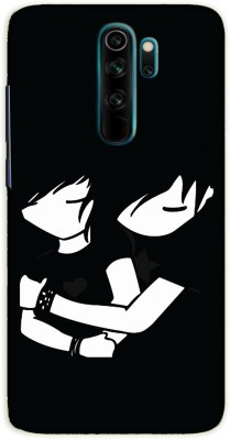 iprinto Back Cover for Mi Redmi Note 8 Pro Joker Back Cover(Black, Dual Protection, Silicon, Pack of: 1)