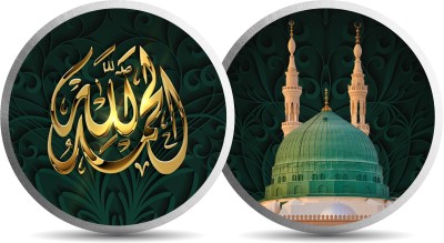 DA Jewels MOHUR Allah Makka Coloured Coin S 999 10 g Silver Coin
