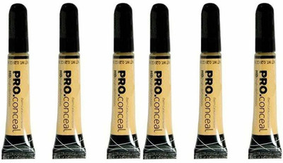 ozrik Hd pro Conceal Yellow Concealer 6 piece (48 g) 8Gm Each Concealer(YELLOW, 48 ml)